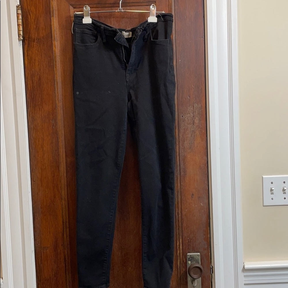 Madewell Black Skinny Jeans Size 30